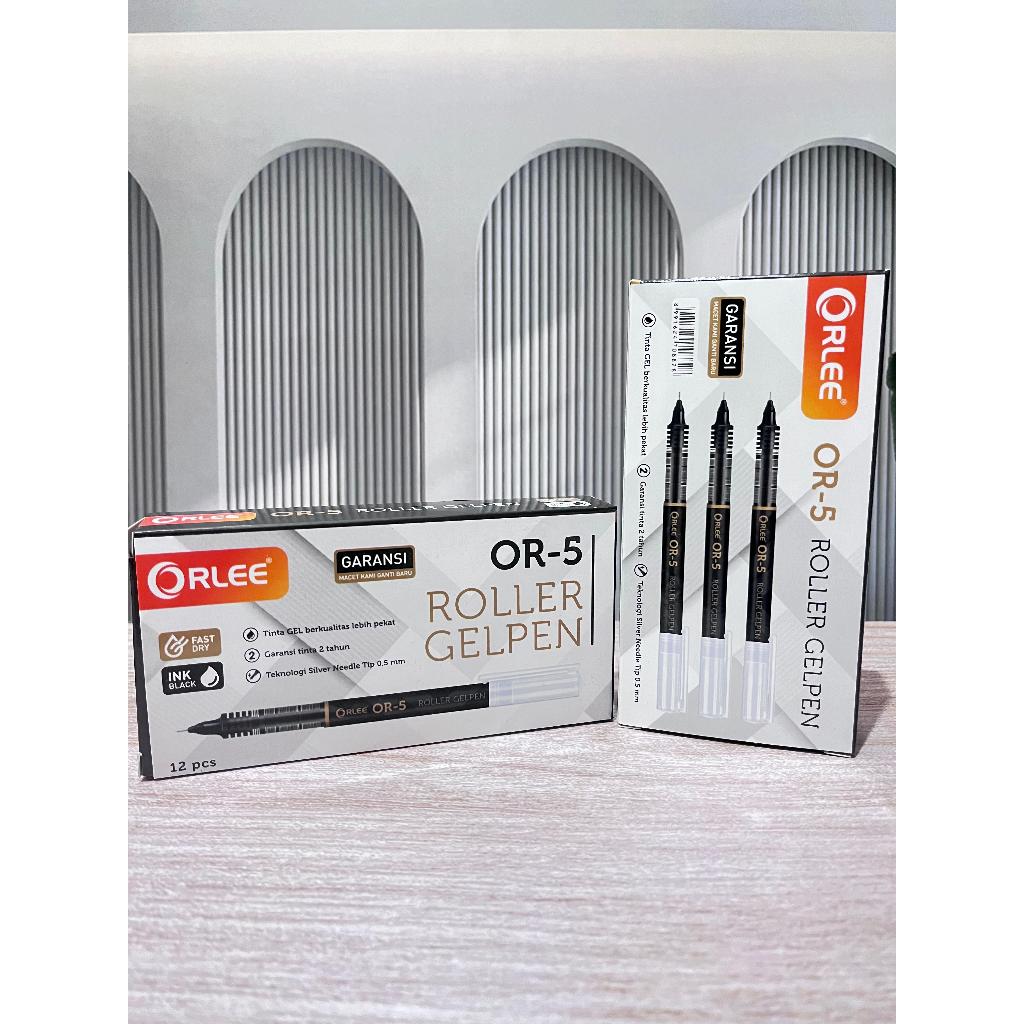 

Bolpoin Orlee OR-5 | Bolpoin Teknologi Silver Needle Tip 0,5mm | ORLEE OR-5 ink black | puplen ink black 0,5mm | OR-5 Roller Gel Pen | Gel pen Ink Black | bolpoon 0,5mm | OR-5 pulpen berkualitas