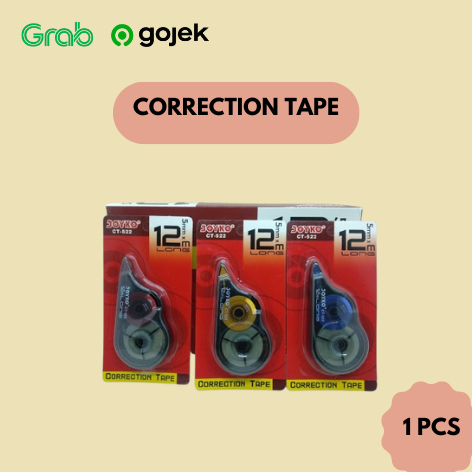 

Correction Tape Joyko CT-522 (5 MM x 12 MM)