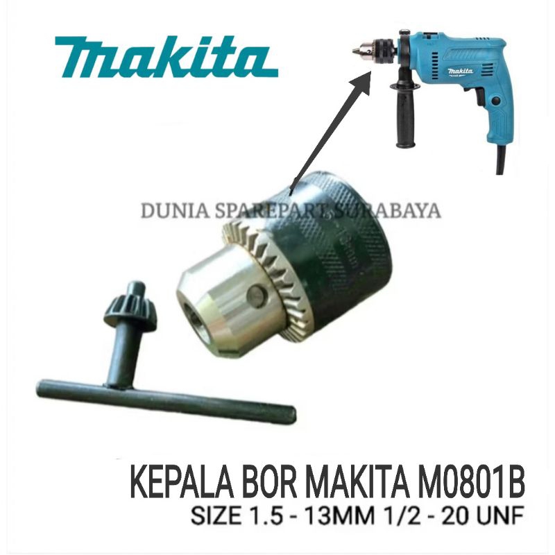 Kepala Bor Mesin Makita 13mm M0801B