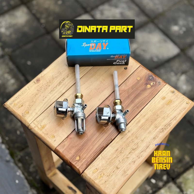 Kran Bensin Tiger – Model Aquarium & Standar | Merk Day | Set Adaptor Untuk Drat Kecil