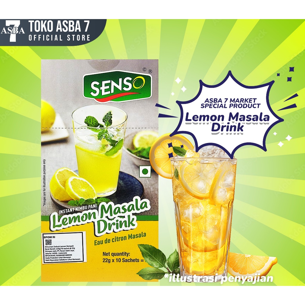 

SENSO CHAI KARAK LEMON MASALA DRINK 220 G