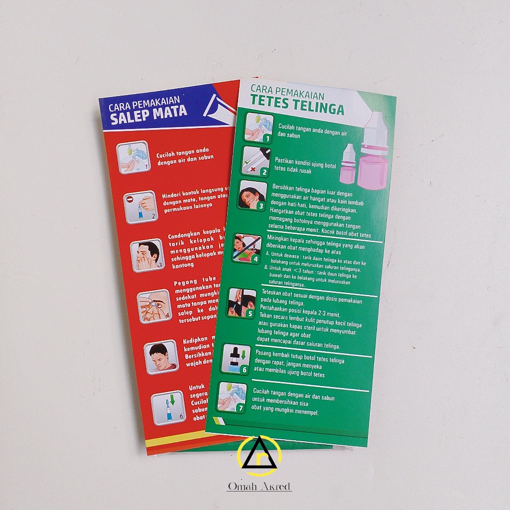 

Flyer Cara Menggunakan Tetes Telinga - Cara Menggunakan Salep Mata - PIO - Farmasi - Apotek