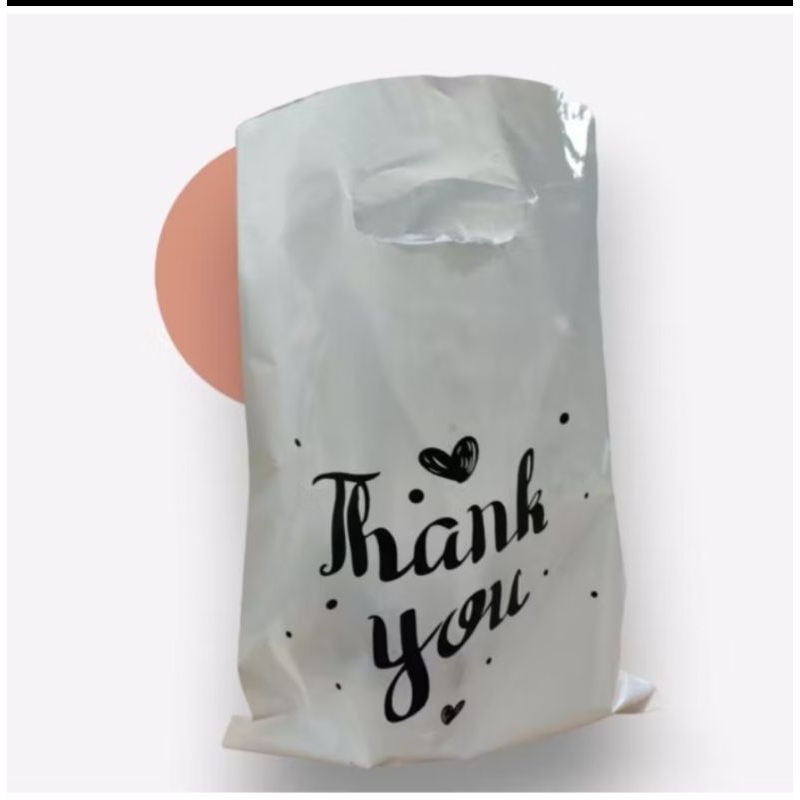 

plastik packing motif thank you