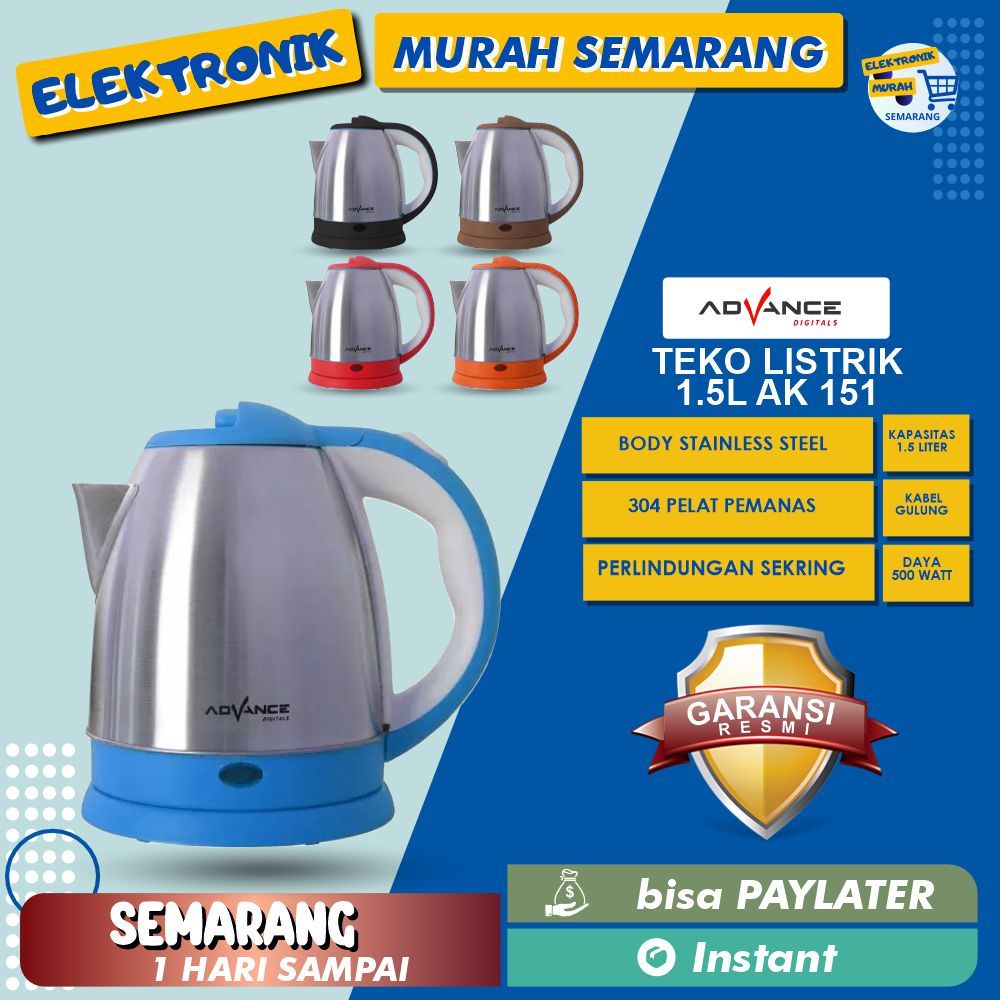 ADVANCE TEKO LISTRIK AK - 151 KETTLE /KETEL LISTRIK AK-151