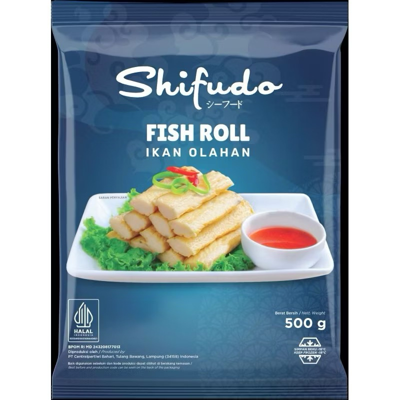 

Shifudo Fish Roll 500g / Shifudo Ikan Olahan