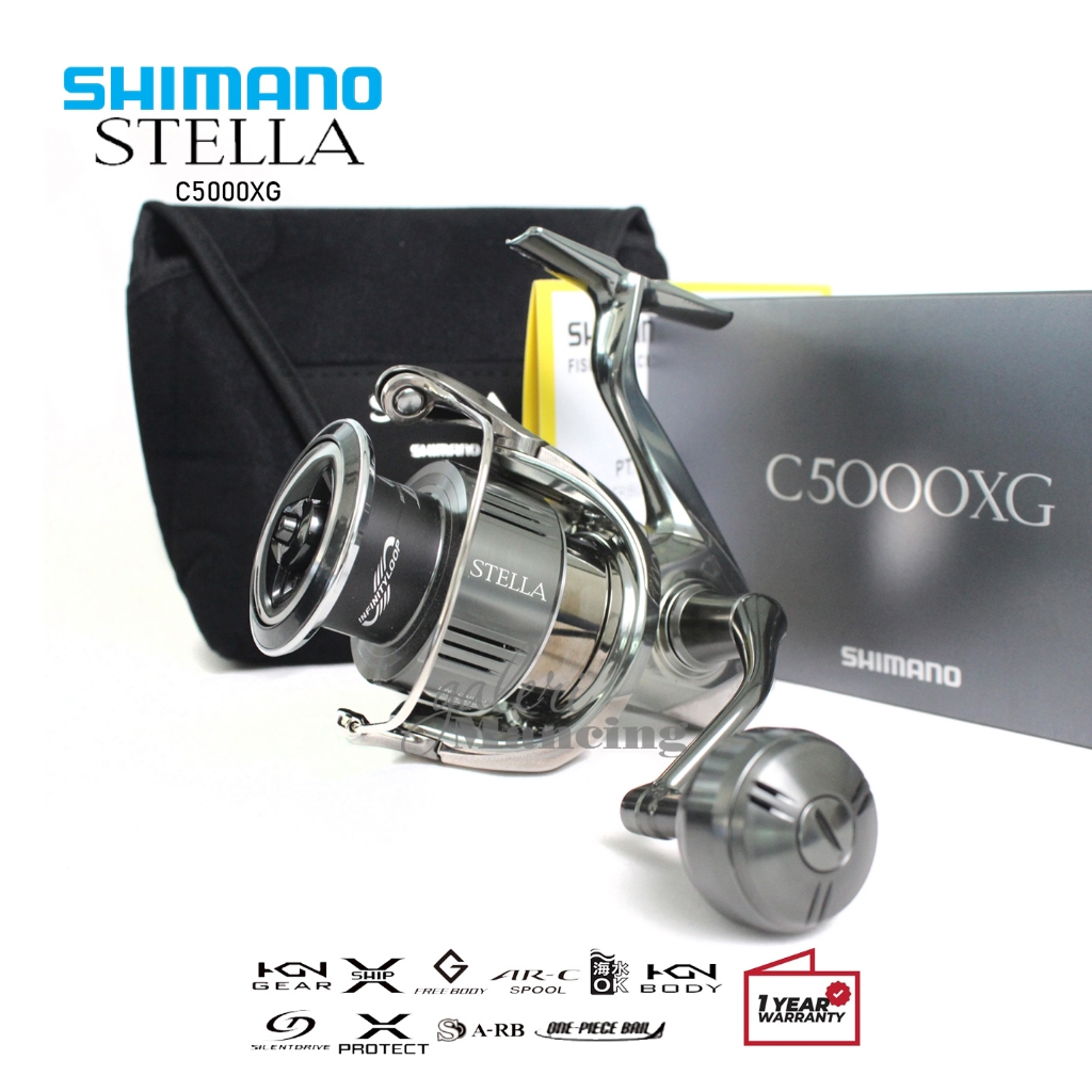 REEL SHIMANO STELLA 1000 - 2500HG - C3000 - C3000XG - 4000XG FK 2022