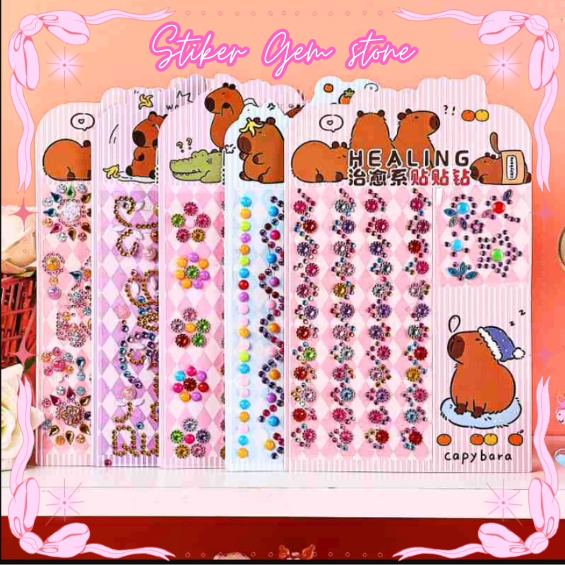 

-ss- STIKER GEM STONE 3D DIAMOND / STIKER KECANTIKAN DAN KERAJINAN / UNTUK FACE MAKEUP DAN NAIL ART / STIKER AESTHETIC
