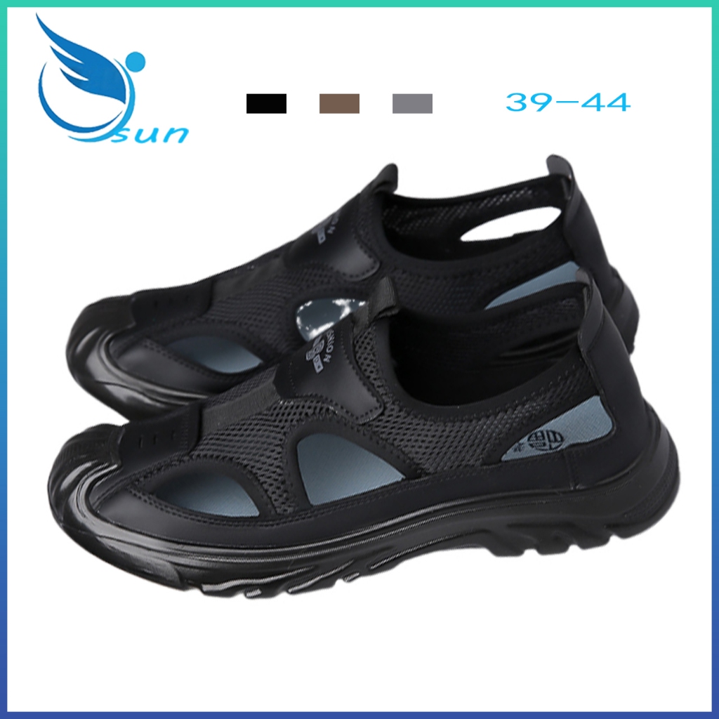 sepatu pria slip on sandal pria kekinian sandal pria keren original 100% sandal gunung pria