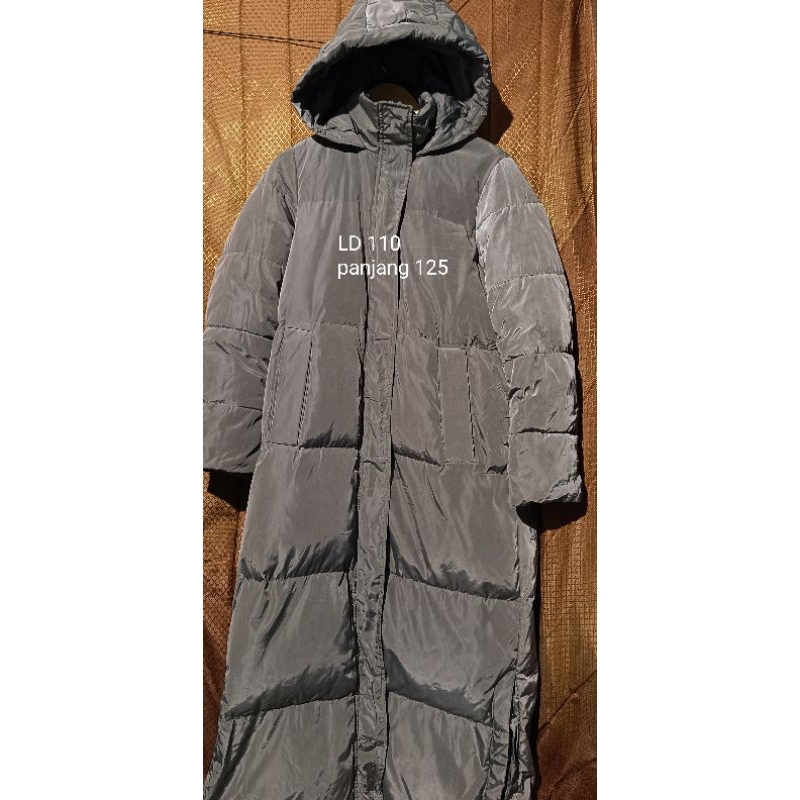 jaket bulu angsa super long jaket bulu angsa zara panjang jaket winter bulu angsa panjang zara jaket