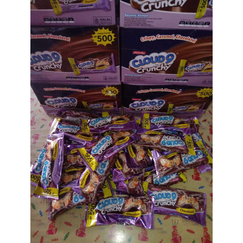 

Ukf5Pc6F4H (Kuliner.Kita) Coklat Cloud9 Crunchy Isi 24Pcs