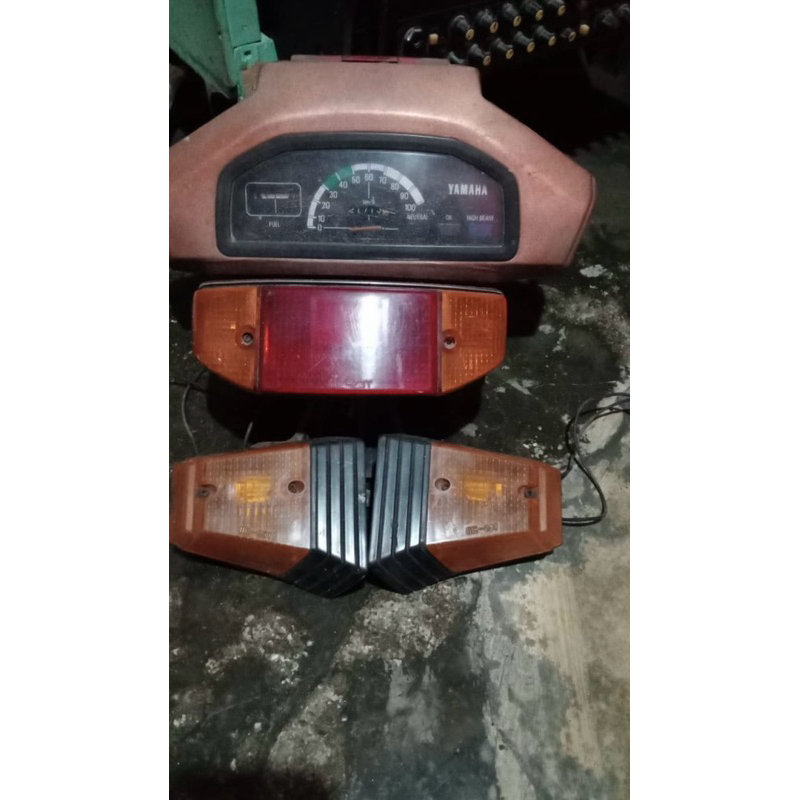 Speedometer V80 robot full set lampu tangan