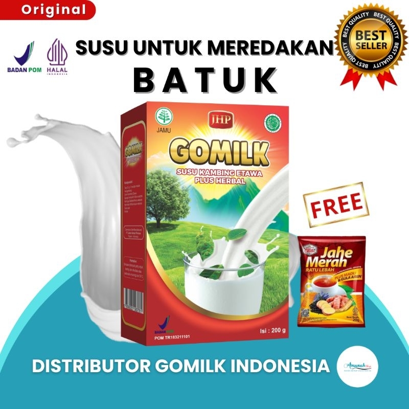 

[BISA COD + GARANSI] [GRATIS JAHE] GOMILK SUSU ETAWA PLUS HERBAL DAUN KELOR Untuk Batuk Pada Anak