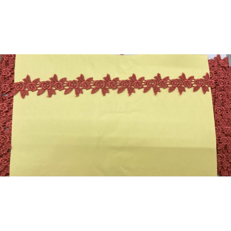 Renda giper kecil tengahan mawar Bordir G 51453 - 15 yds