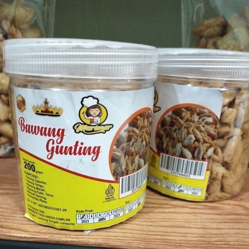 

makanan ringan bawang gunting renyah gurih