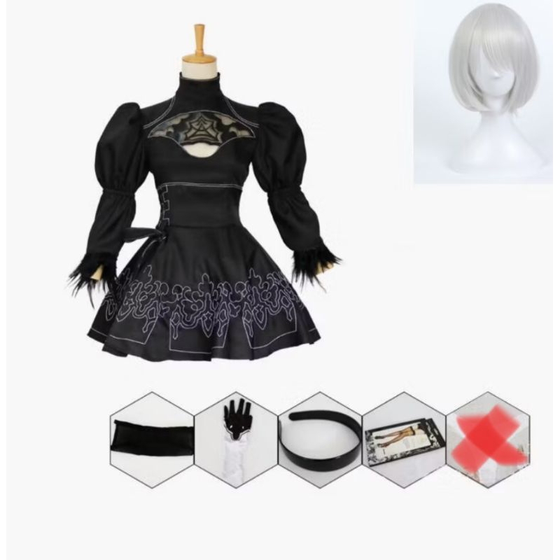 WTS COSTUM COSPLAY 2B NIER AUTOMATA FULL SET
