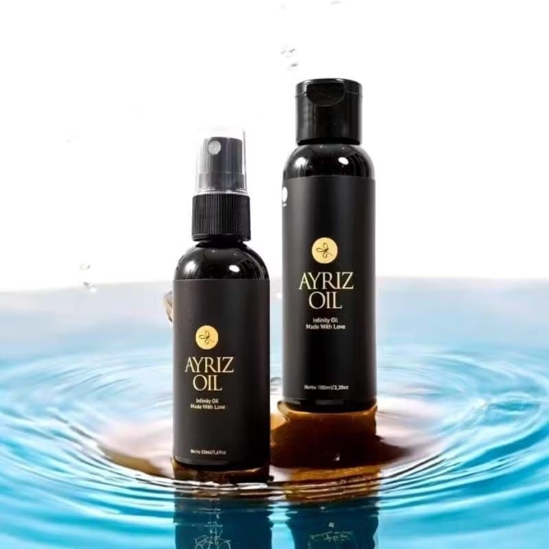 AYRIZ OIL TRAVEL SIZE 100ML MINYAK TERAPI HERBAL UNTUK NYERI SENDI OTOT
