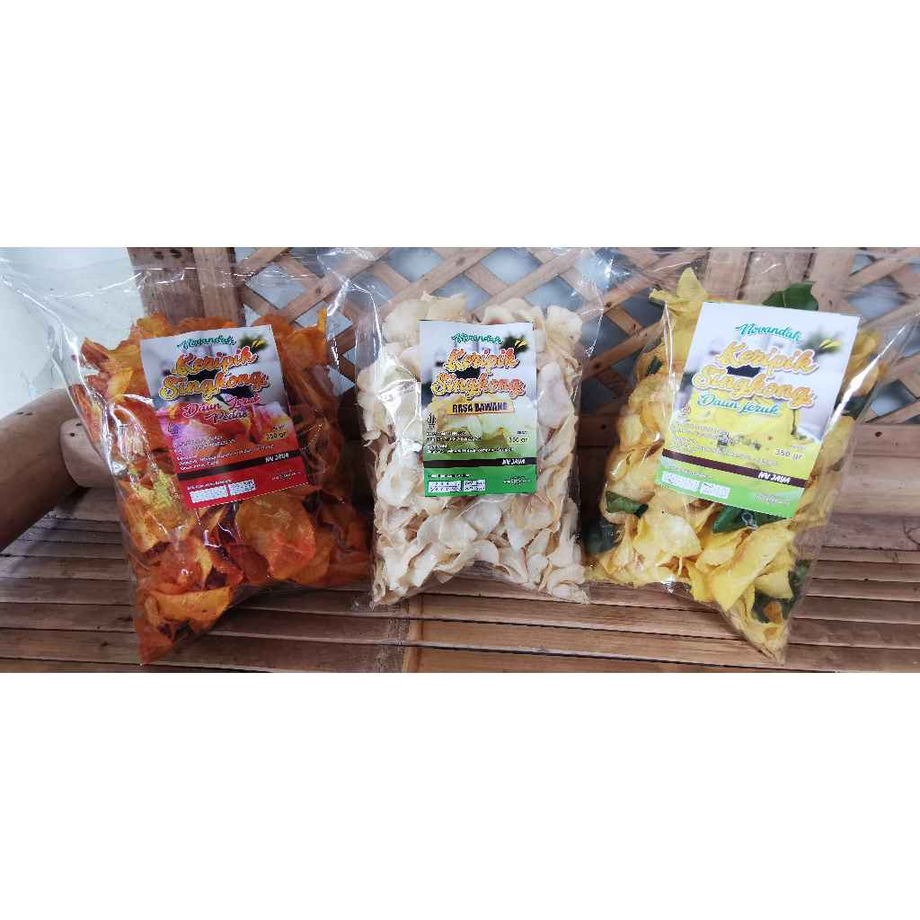 

Keripik Singkong bawang daun jeruk