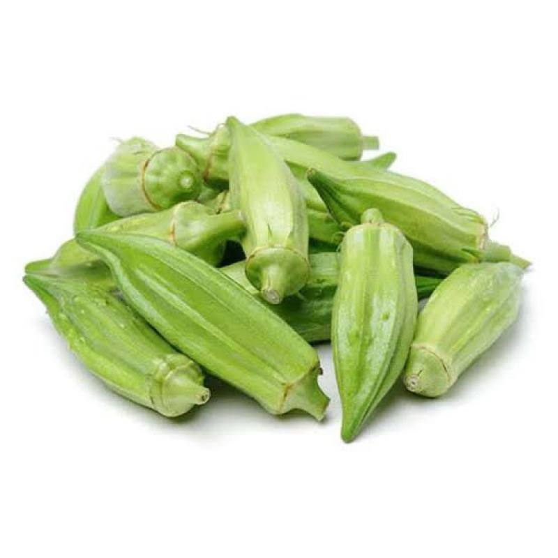 

Sayur Baby Okra Hijau Segar Small Size Murah 500 gr