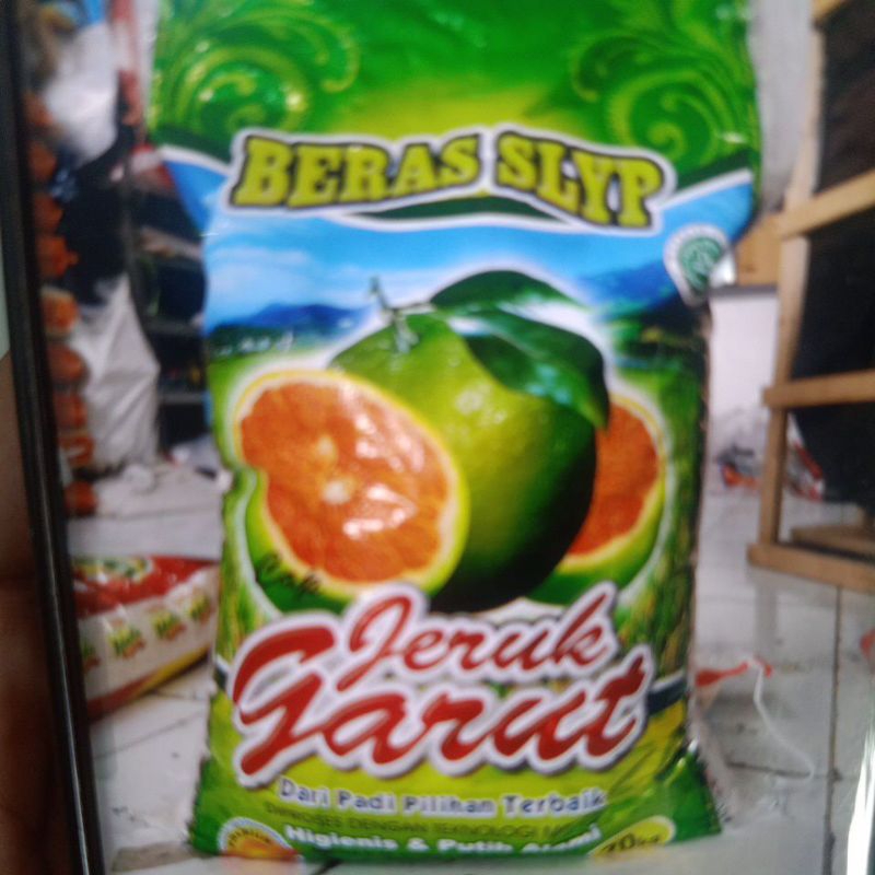 

Beras cap jeruk garut 20 kg