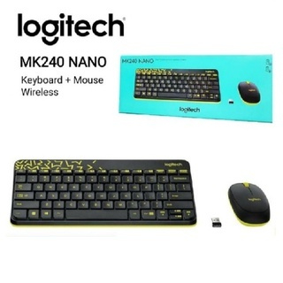 Mouse Laptop Logitech M240 Wireless Keyboard Logitec K240 Wirelles Werles Komputer Computer Gaming G