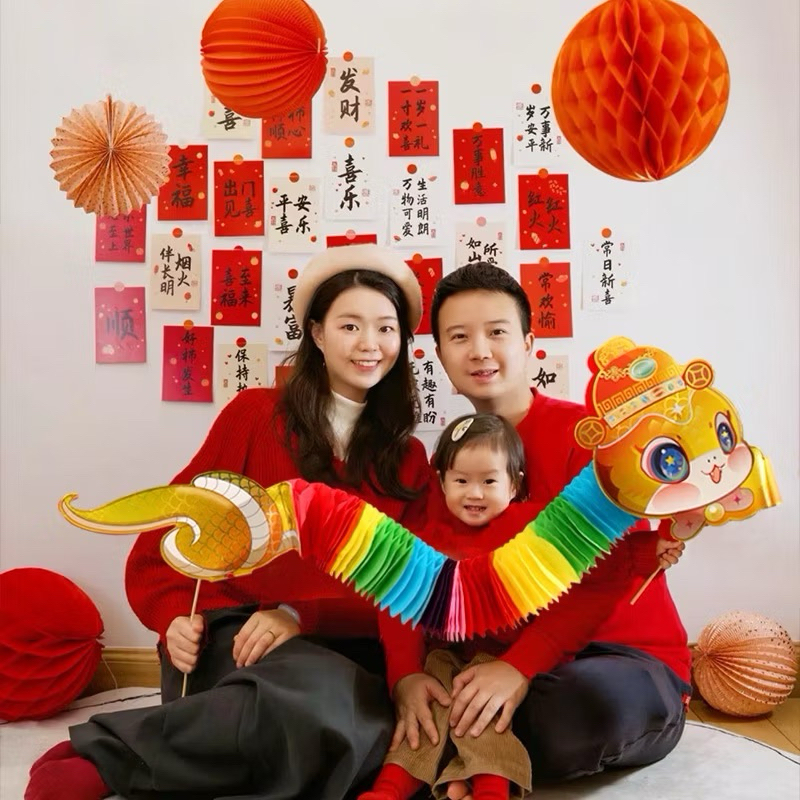 JUMBO ULAR TARIK DEKORASI RAINBOW WARNA WARNI SHIO 2025 IMLEK NAGA PELANGI COLORFUL SNAKE TARIK PANJ