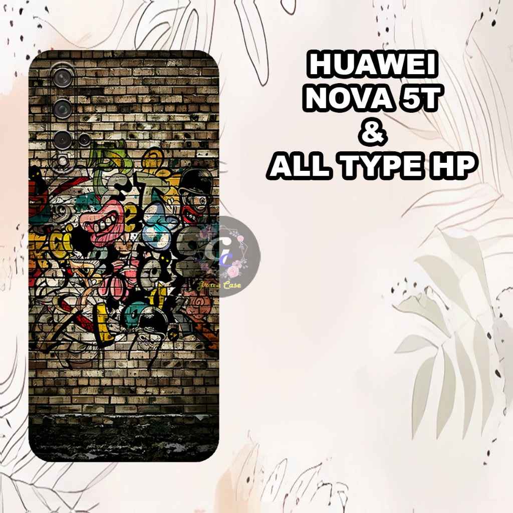 (GC12) Softcase karet Hp HUAWEI NOVA 5T Terbaru 2024 | Case Motif ABSTRAK | Case  Hp HUAWEI NOVA 5T 