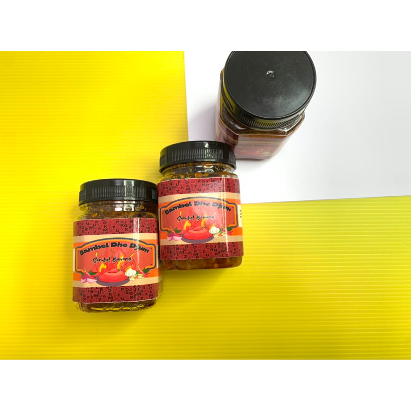 

(2pcs )Twin pack Sambel Dhe Djum bawang
