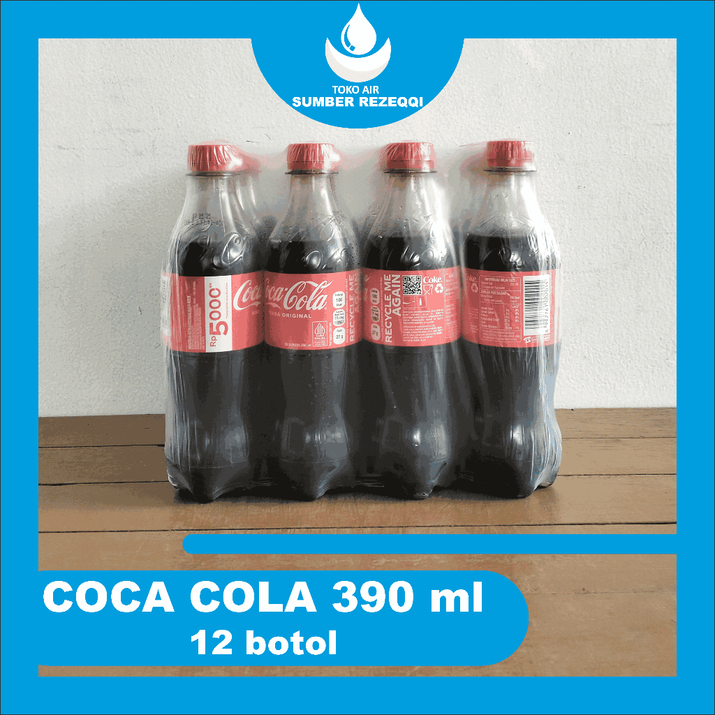 

COCA COLA BOTOL 390 ml (12 BOTOL) MINUMAN SODA