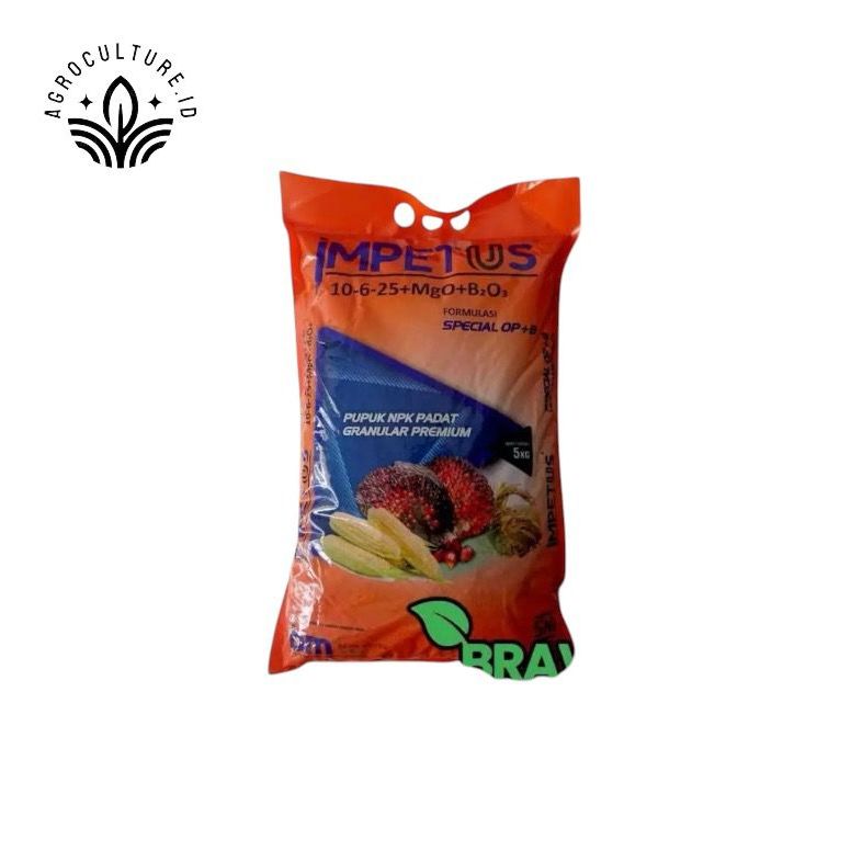 PUPUK NPK IMPETUS 10-6-25+MgO+B2O3 - Kemasan 5 Kg