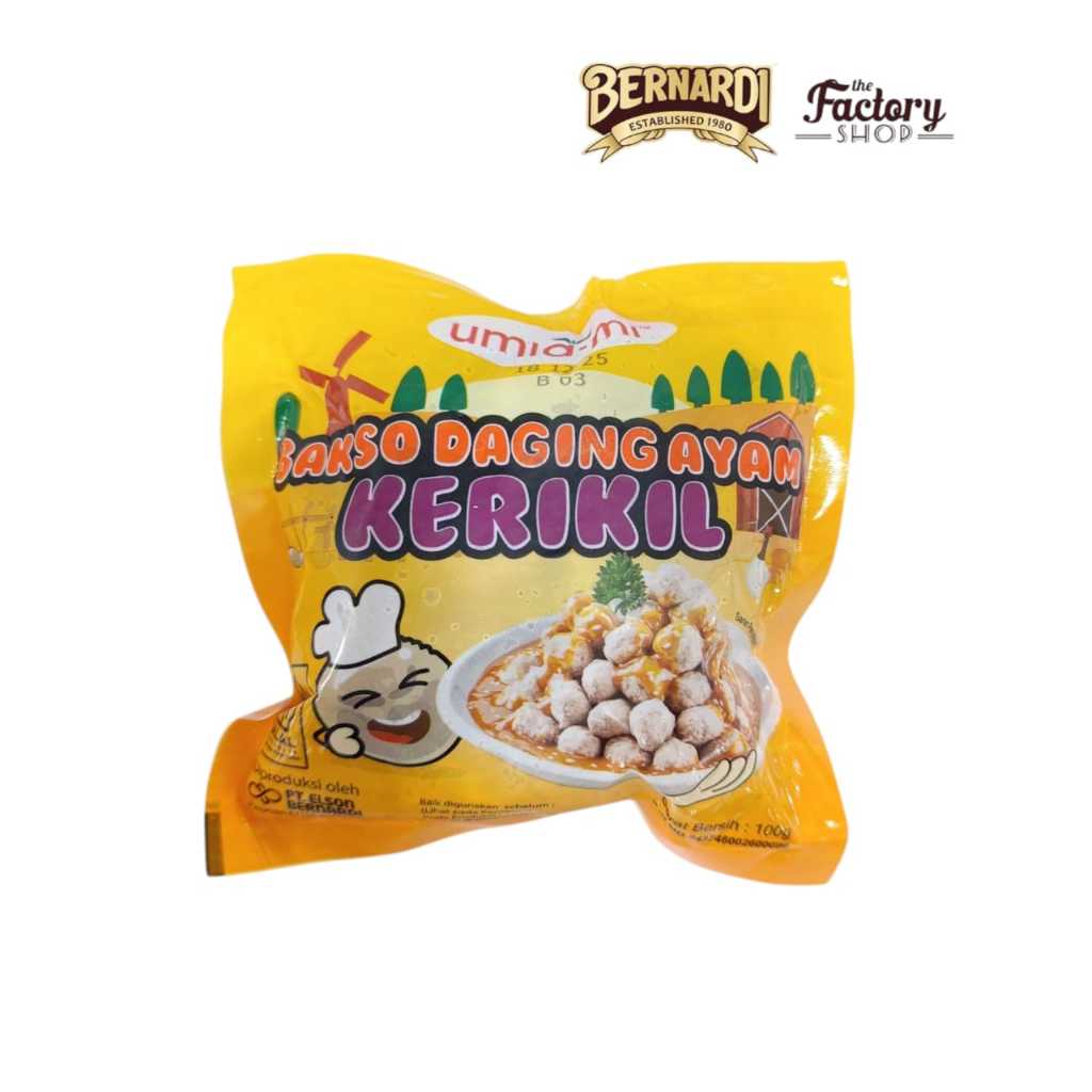 

UMIAMI BAKSO AYAM KRIKIL 100GR (7716100301)