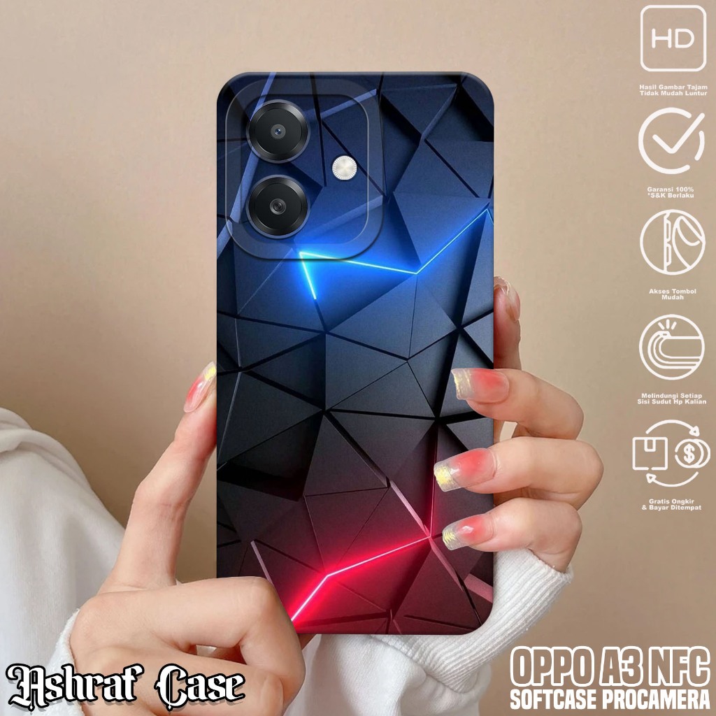 Case Oppo A3 NFC - Softcase Hp Oppo A3 NFC ( ASBT ) Silikon Oppo A3 NFC - Casing Hp Oppo A3 NFC - Ke