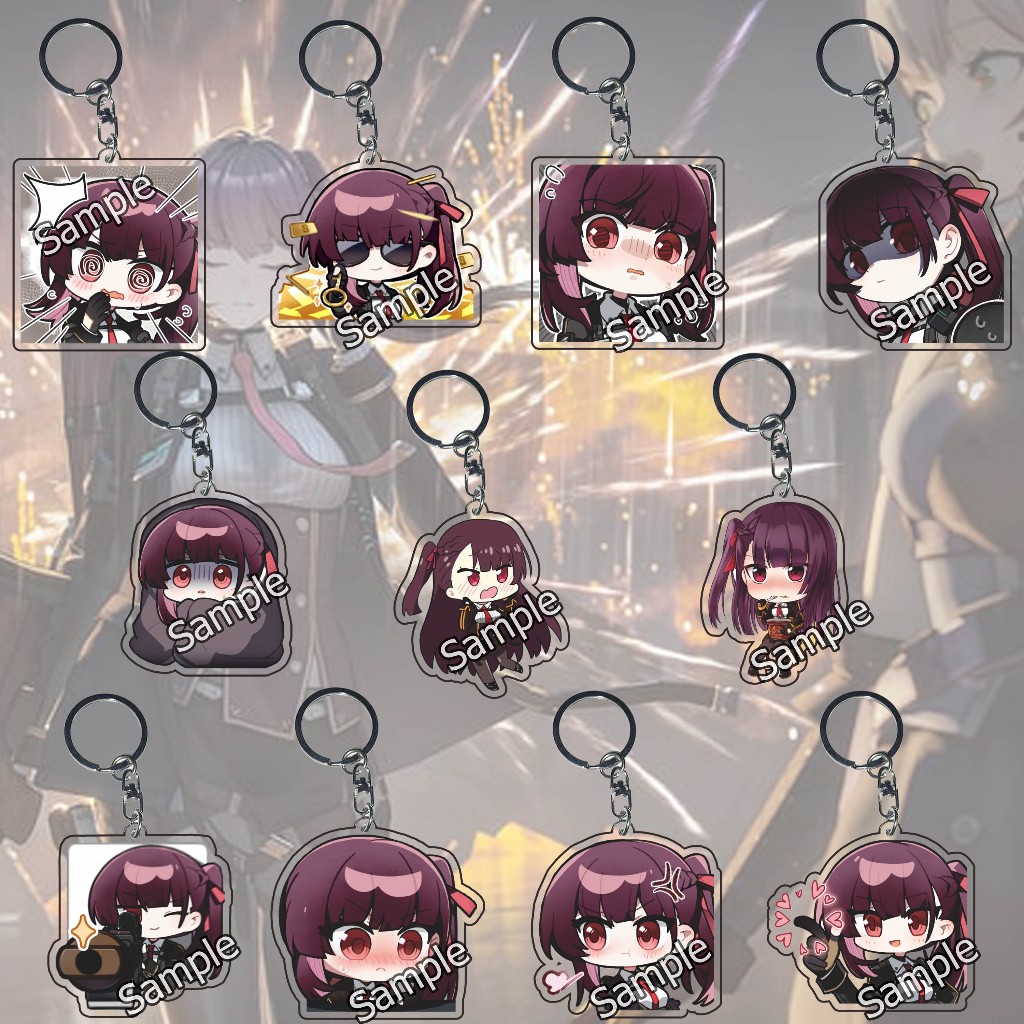 Gantungan Kunci GIRLS' FRONTLINE EXILIUM Makiatto ALL- Ganci - Key Chain - Souvenir - Anime