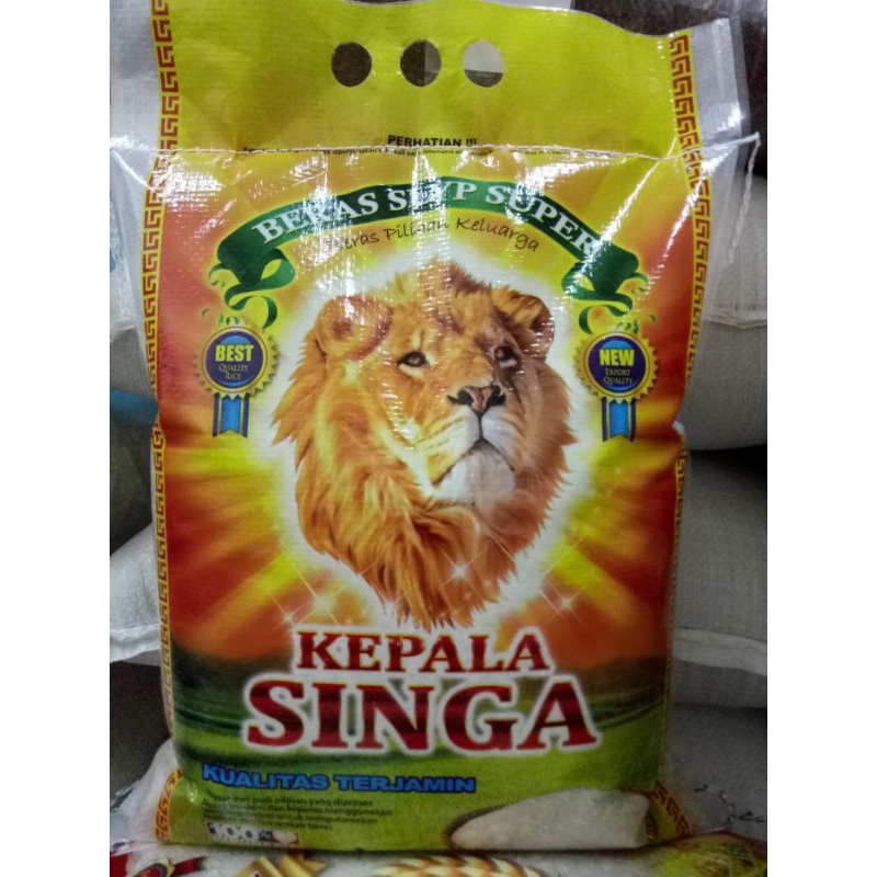 

beras cap kepala singa 5kg