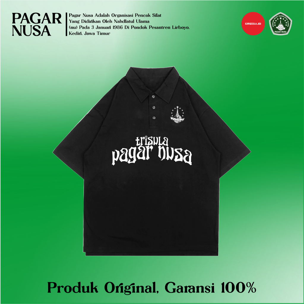 KAOS KERAH PAGAR NUSA DISTRO T Shirt