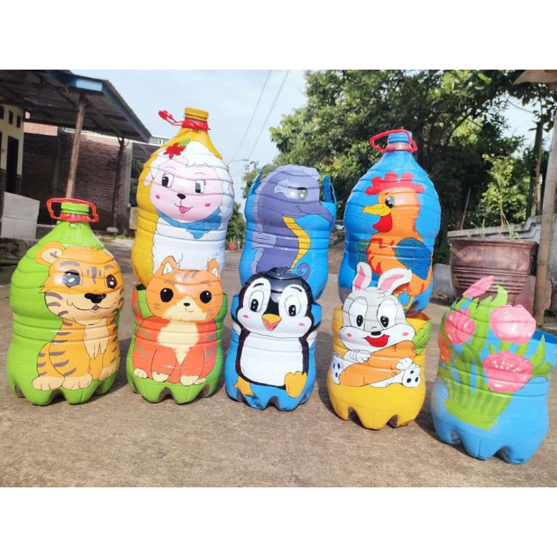 (READY STOK) POT GALON KARAKTER / POT GALON LE MINERAL /POT GALON 15L