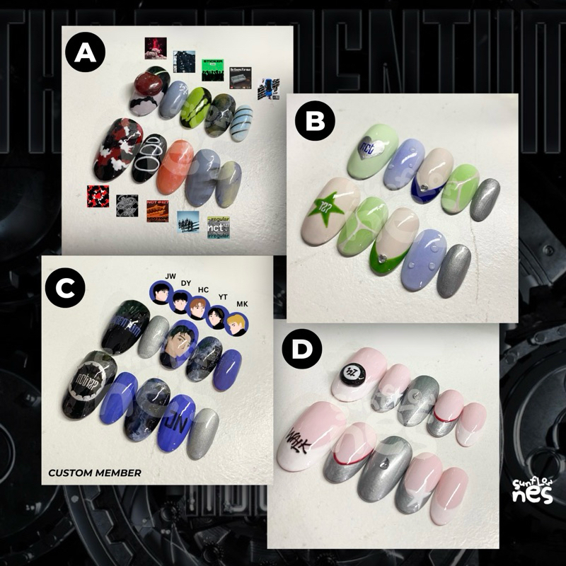 NCT 127 Fake Nails/Press on Nails