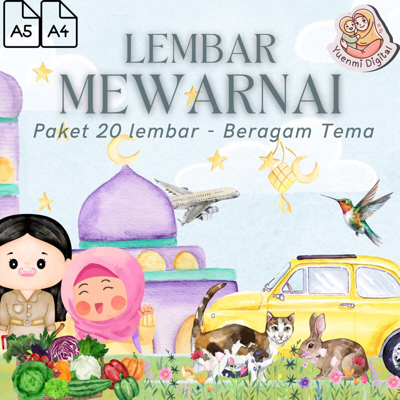

LEMBAR MEWARNAI BERAGAM TEMA A4 dan A5 (FREE PLASTIK dan KARDUS) TERMURAH DI SHOPEE