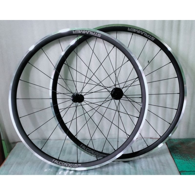 Wheelset Strummer HR100 6 pawls 700c Rim brake rims strummer Falcon profil 30 mm