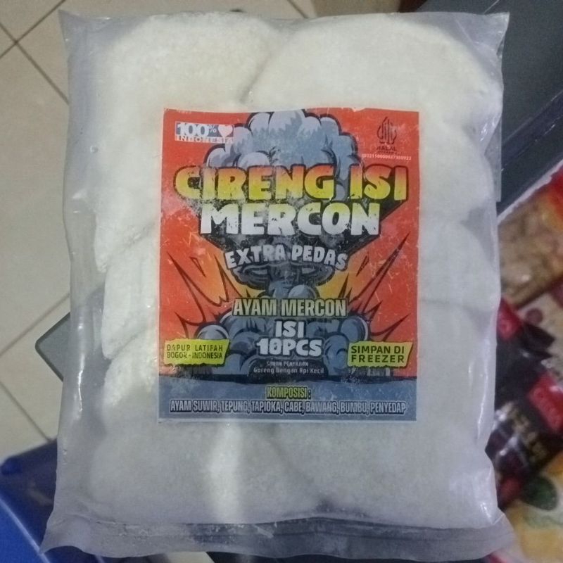 

Cireng Ayam Mercon isi 10