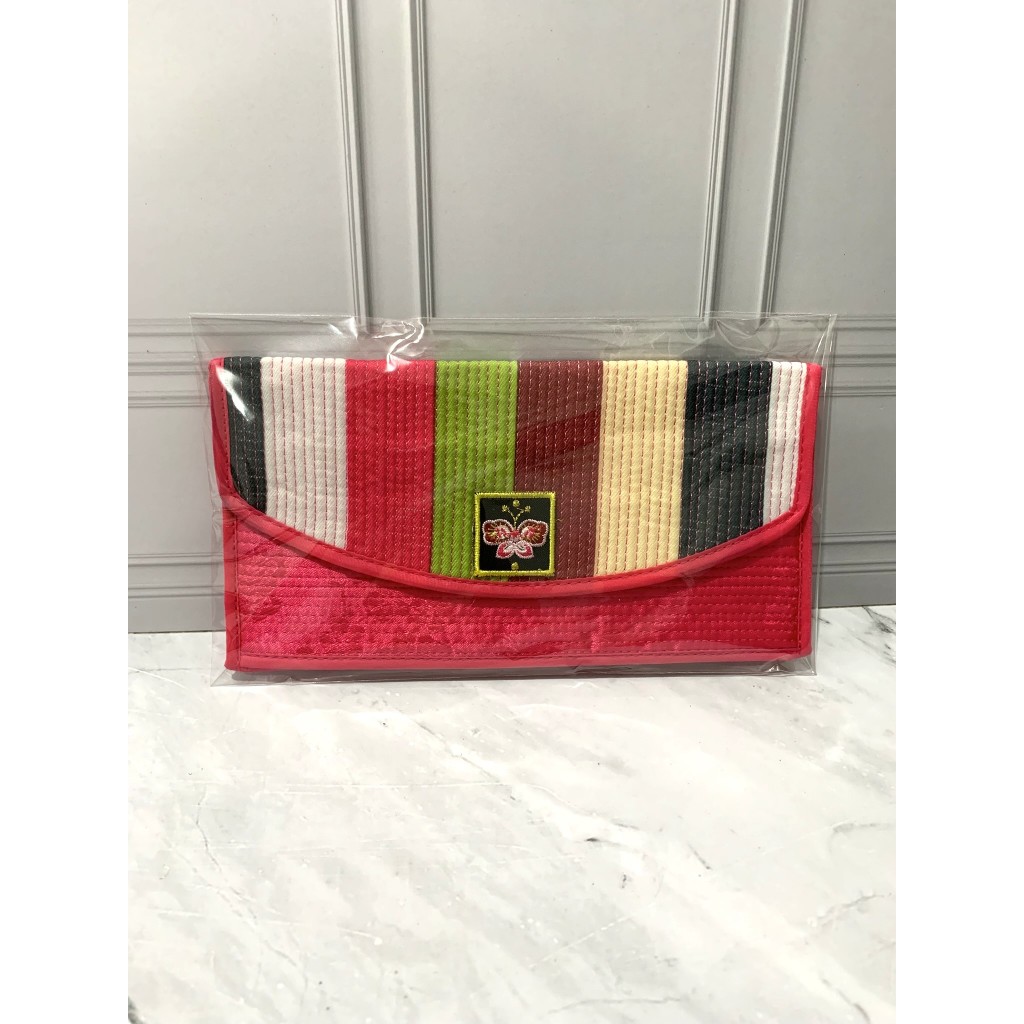 dompet uang panjang bahan kain - PINK BARBIE