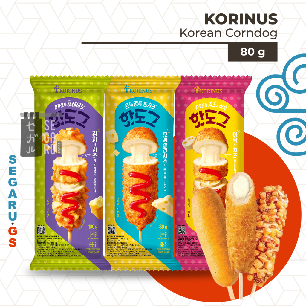 

Korinus Corndog Korea | Korean Corn Dog Mozzarela Cheese Potato