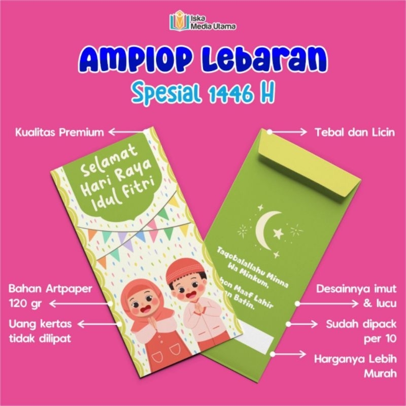 

Amplop Lebaran Murah Uang Tidak Dilipat (Isi 10 lbr)