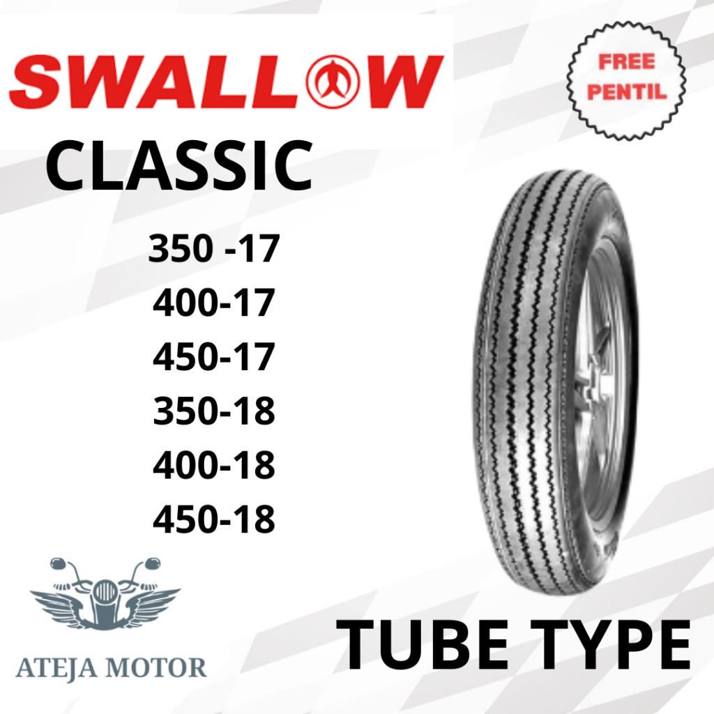 SWALLOW Classic 350 400 450 Ring 17 18 Tubetype Ban Motor Classic