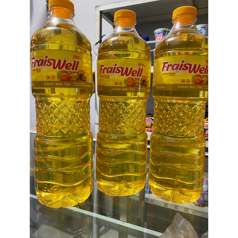 

Minyak goreng Fraiswell botol 1 liter