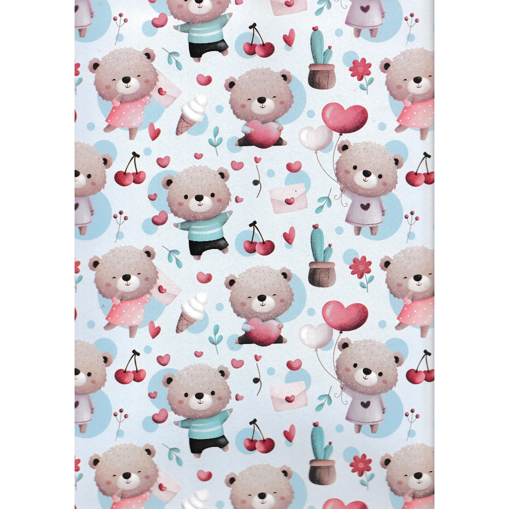 

KERTAS KADO/BUNGKUS KADO SANSAN WAWA/SANWA BEAR SW6211