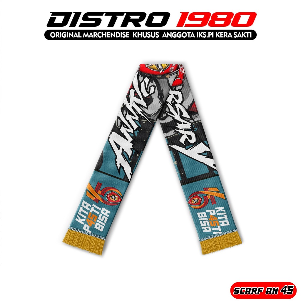 Syal Aniversary 45 KERA SAKTI DISTRO 1980