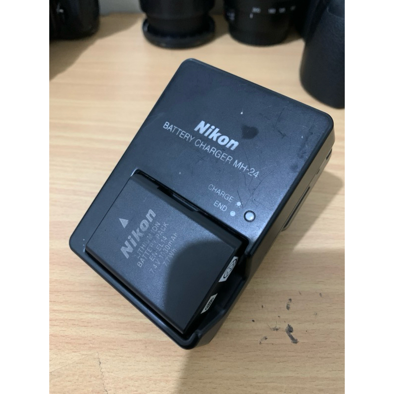 Charger Baterai Nikon EN-EL14 Batre Nikon D3100 D3200 D3300 D5100 D5200 D5300 D5600 DLL Original Sec