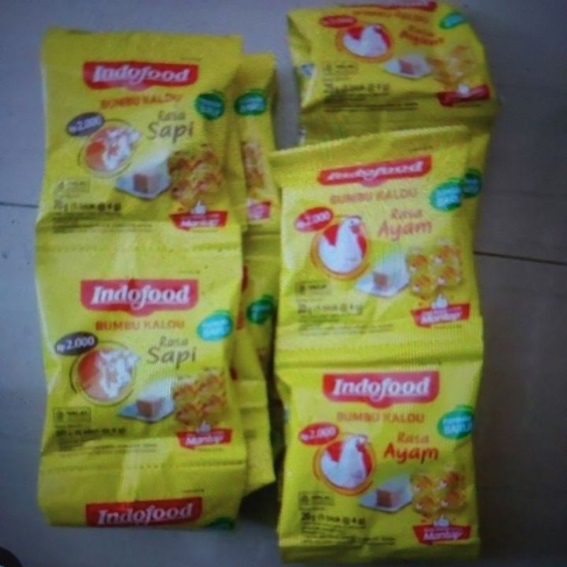 

Bumbu Kaldu Indofood 20gr