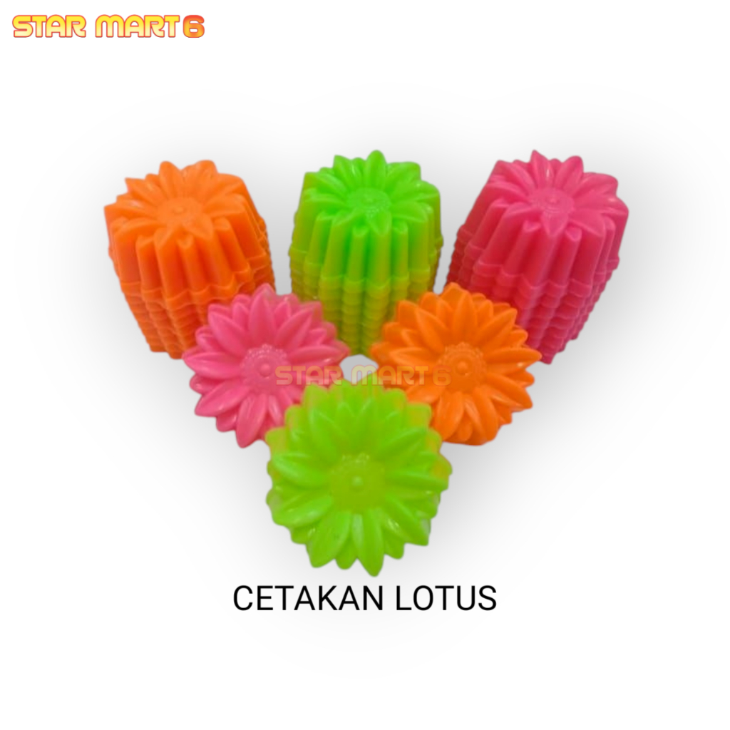 Cetakan Kue Putu Ayu Talam Teratai Belimbing / Cetakan Plastik Bolu kukus Twister Matahari