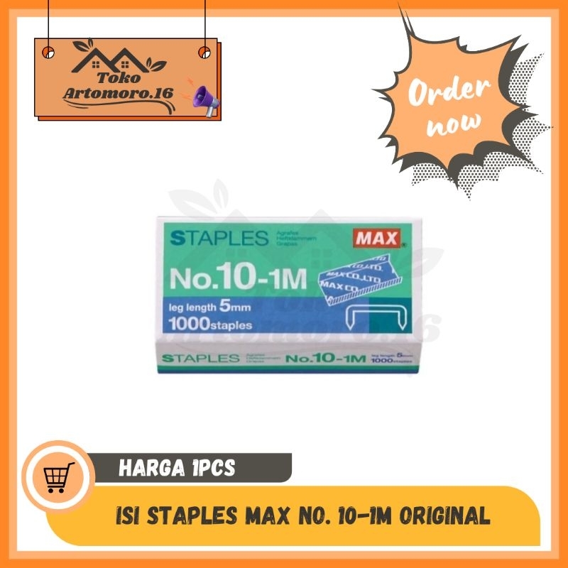 

Isi Staples Max No.10 / No. 10.1M Original Asli